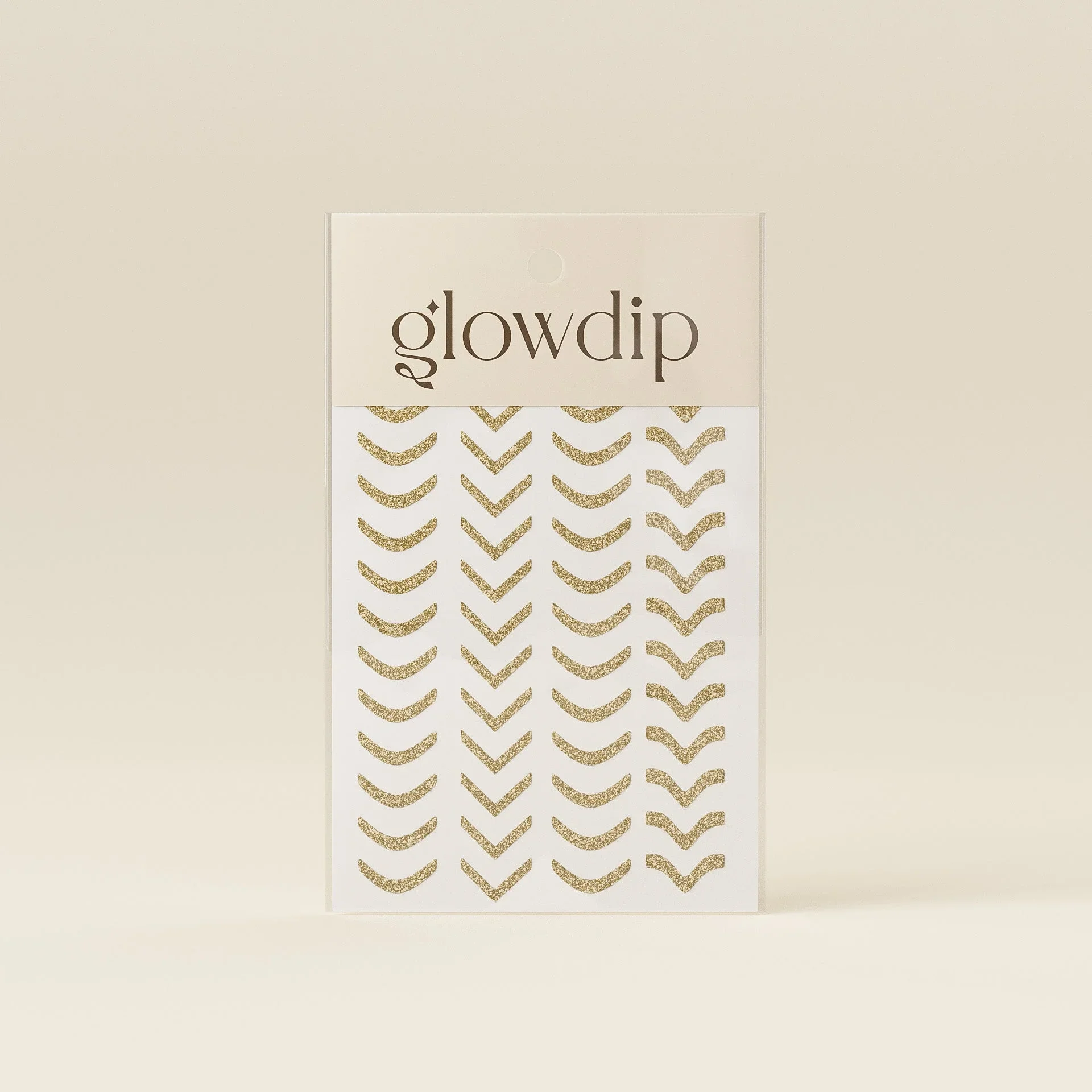 French Sticker - Goud Glitter