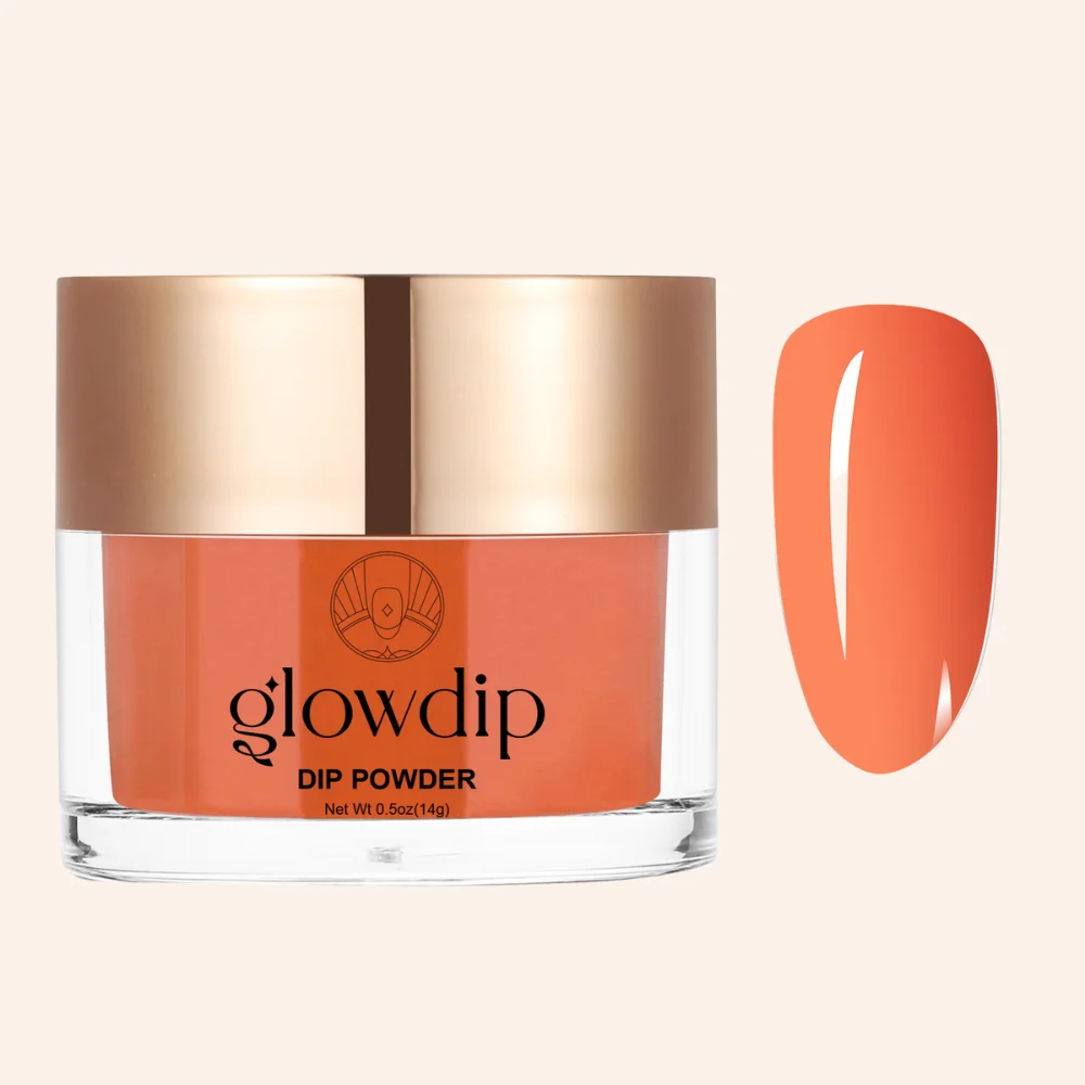 Neon Orange Dipping Powder